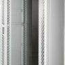Шкаф напольный 19" 27U стеклянная дверь серый GYDERS GDR-276060G