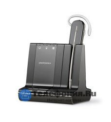 Plantronics W740/A-APC42, беспроводная гарнитура PL-W740/A-APC42 с электронным микролифтом для стационарного телефона Cisco