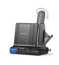 Plantronics W745/A, Savi, беспроводная гарнитура PL-W745/A с дополнительным аккумулятором и зарядным устройством  (без микролифта)